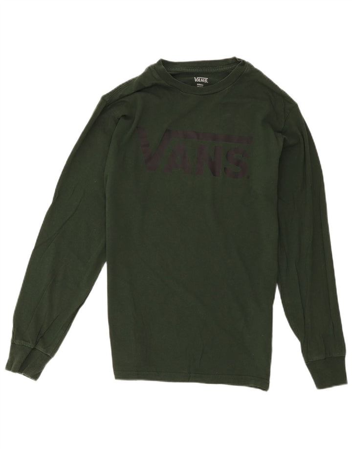 Vans Haut graphique à manches longues pour hommes en coton vert petit