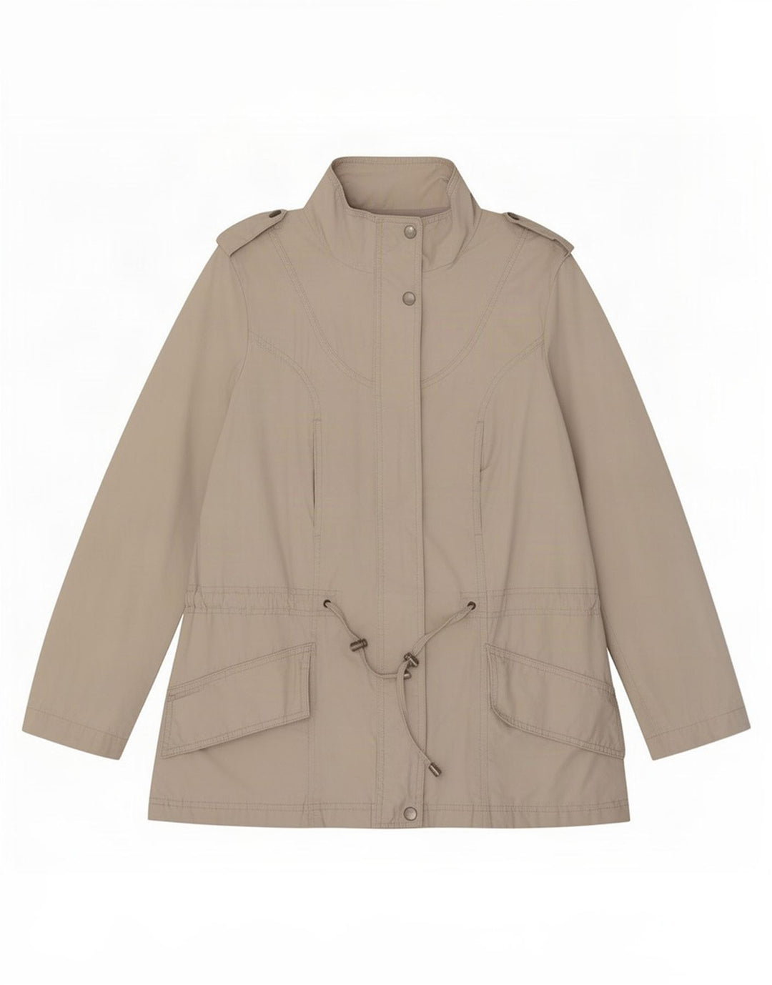 Zara Veste Militaire Femme UK 12 Beige Moyen