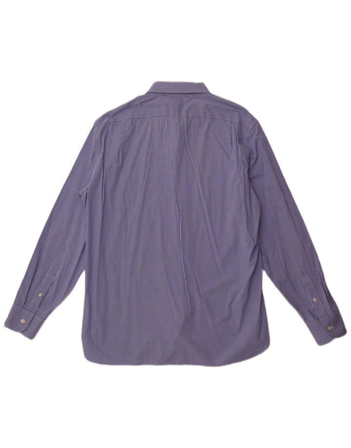 J. Crew Chemise extensible pour homme Taille 17 17/12 XL Bleu Vichy