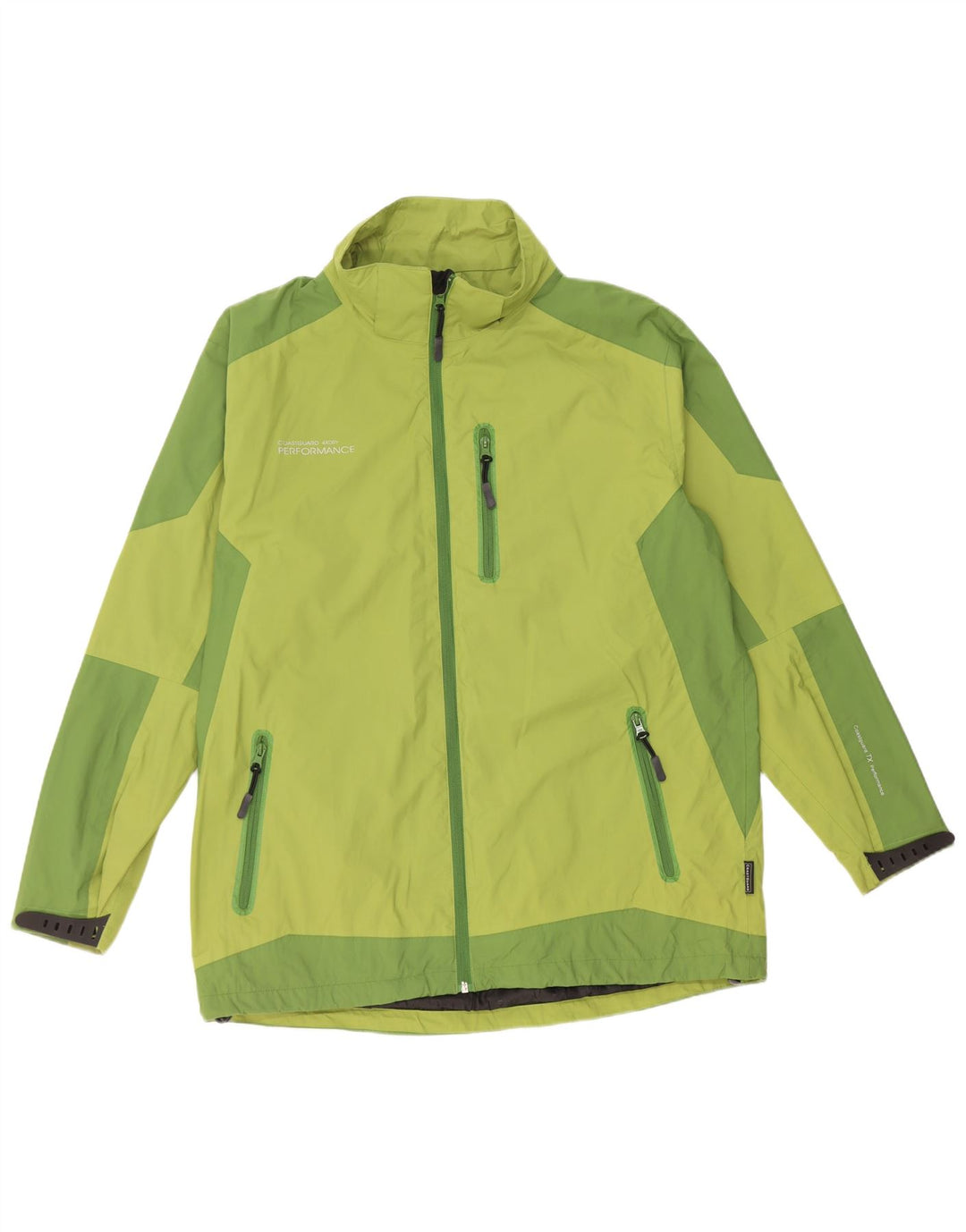 Coast Guard Veste de pluie pour homme UK 40 Large Vert Colorblock Nylon