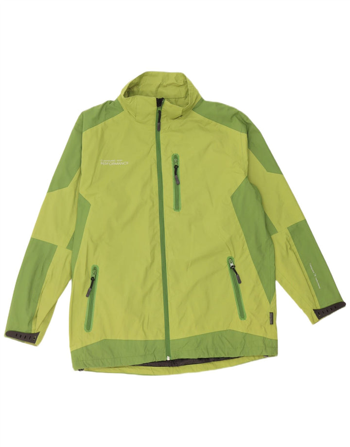 Coast Guard Veste de pluie pour homme UK 40 Large Vert Colorblock Nylon