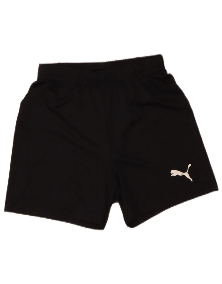 Puma Short de Sport Garçon 13-14 ans Noir Polyester