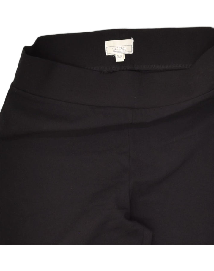 FAT FACE Womens Leggings US 6 Medium Black Viscose | Vintage Fat Face | Thrift | Second-Hand Fat Face | Used Clothing | Messina Hembry 