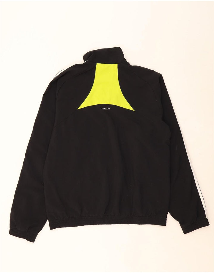 ADIDAS Mens Climalite Tracksuit Top Jacket UK 40/42 Medium Black Vintage Adidas and Second-Hand Adidas from Messina Hembry 
