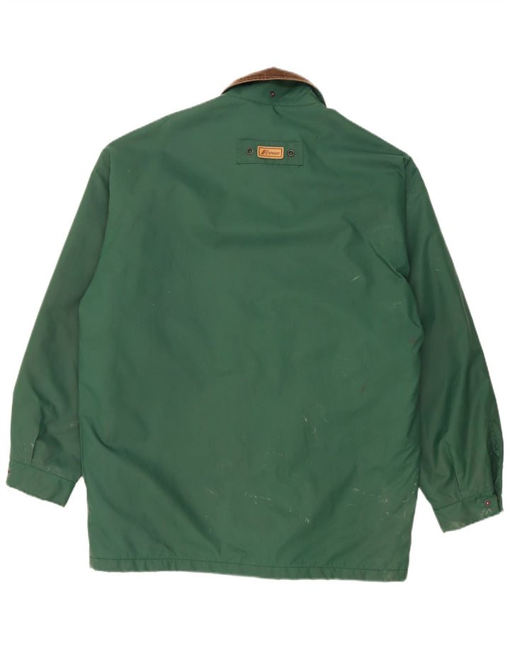 K-Way Veste de pluie coupe ample pour homme UK 36 Small Vert Polyamide