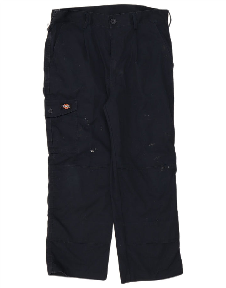 Dickies Pantalon Cargo Droit Homme W34 L26 Bleu Marine Polyester