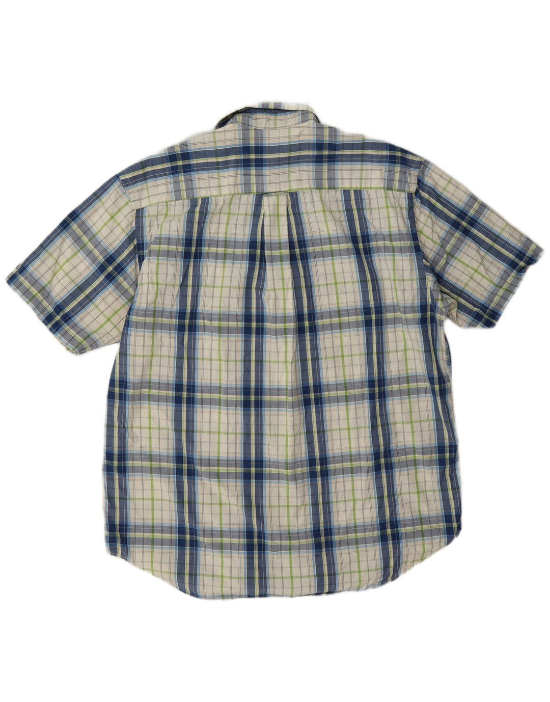 Nautica Chemise à manches courtes pour homme en coton à carreaux multicolores