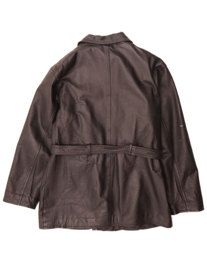 Canda Womens By C&A Veste de motard en cuir UK 12 Noir moyen