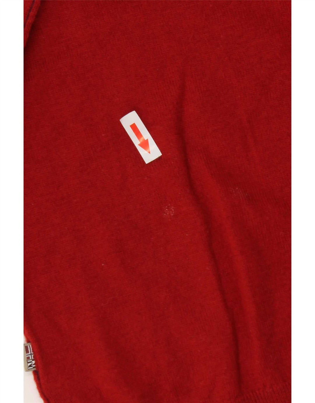Napapijri Pull ras du cou pour homme en laine mérinos rouge moyen