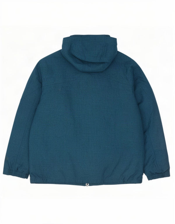 Columbia Veste coupe-vent à capuche pour homme UK 44 2XL Bleu Nylon