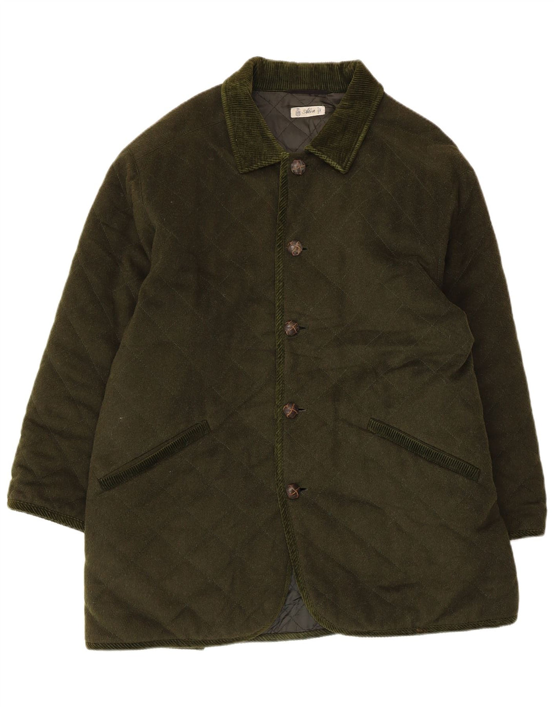 Veste matelassée homme vintage taille 40 grand vert