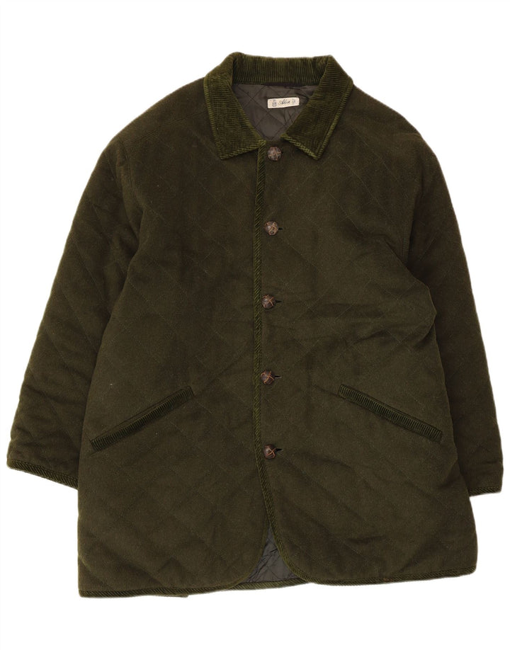 Veste matelassée homme vintage taille 40 grand vert