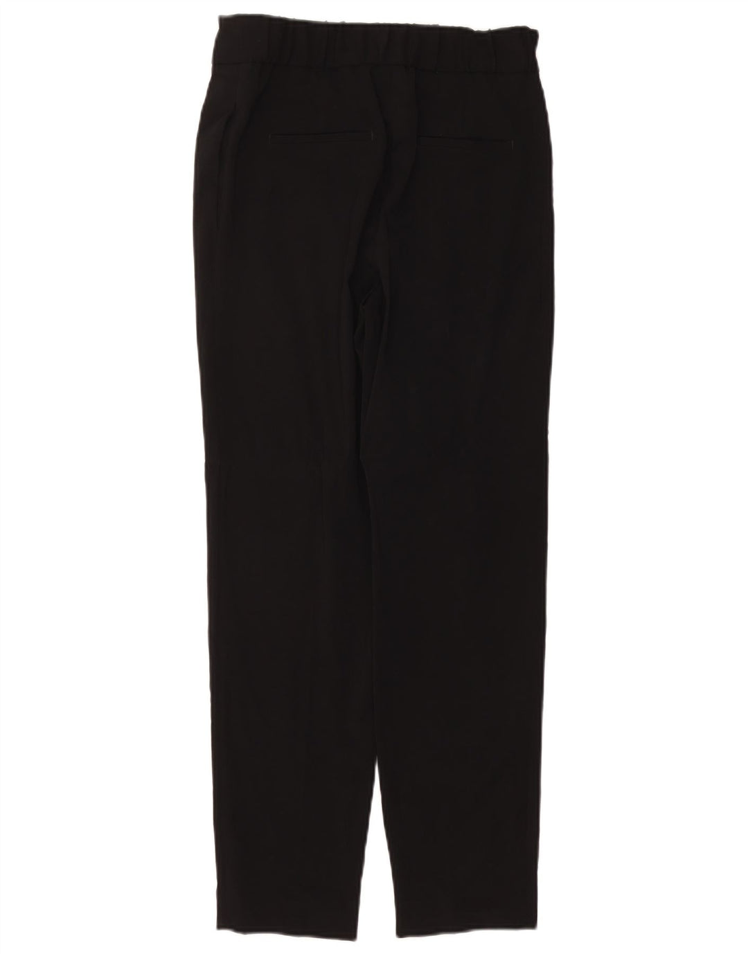 MASSIMO DUTTI Pantalon décontracté taille haute pour femme EU 36 XS W26 L27 Noir