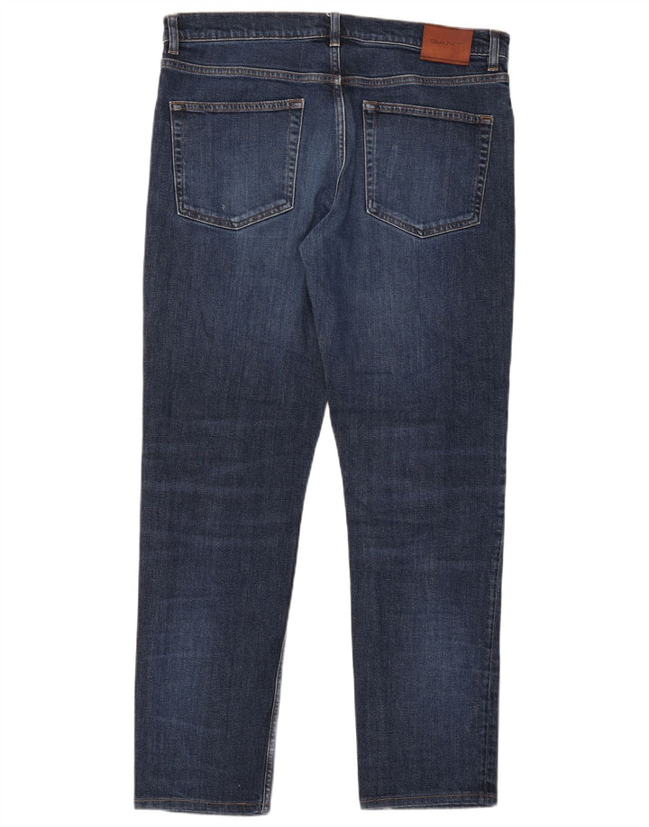 Gant Jean Slim W36 L30 Bleu Coton Homme
