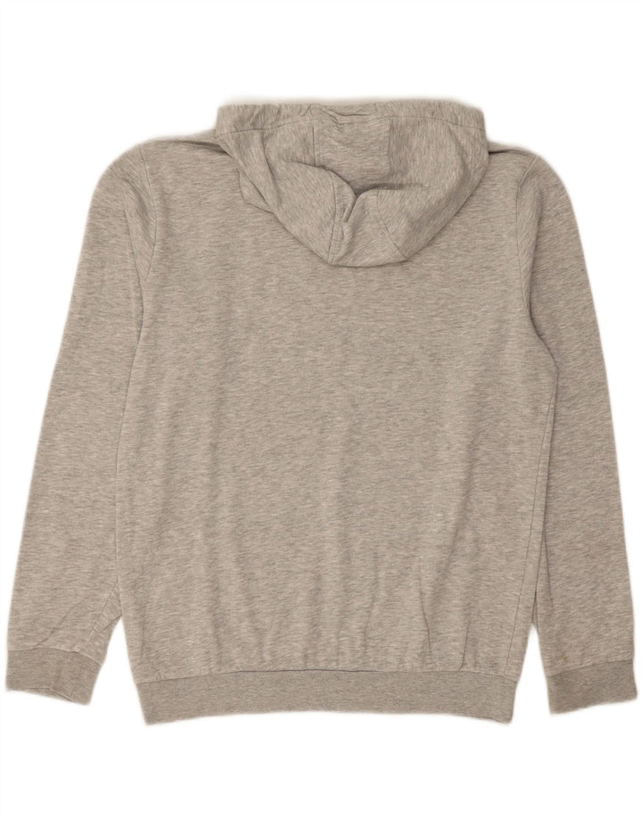 KAPPA Mens Graphic Hoodie Jumper Medium Grey Cotton Vintage Kappa and Second-Hand Kappa from Messina Hembry 