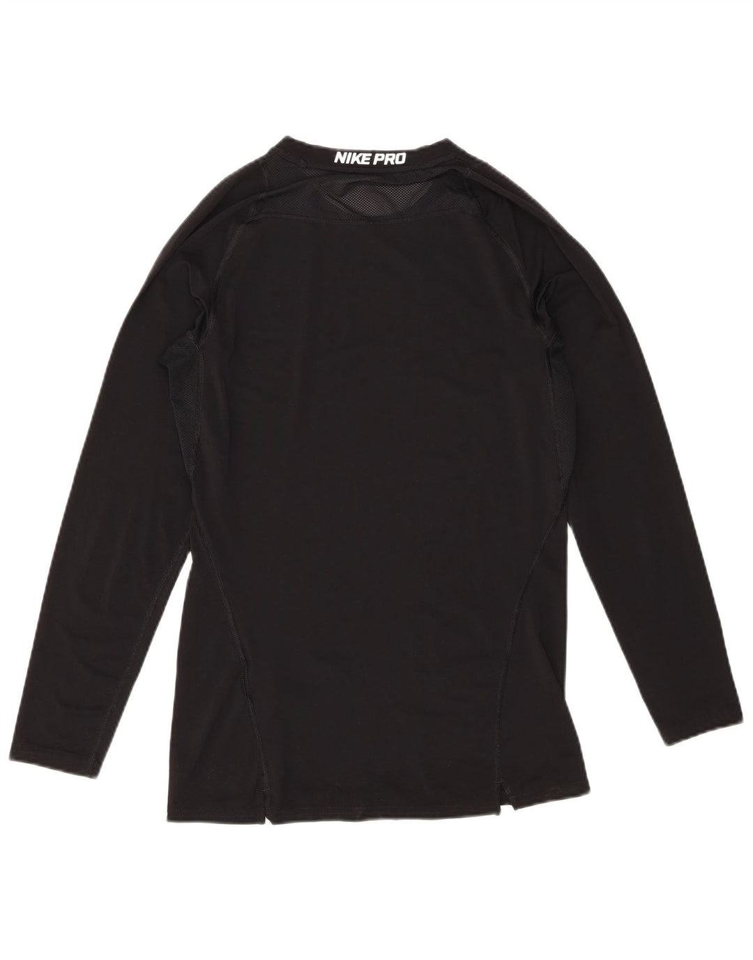 Nike Haut Dri Fit à manches longues pour femme UK 14 Large Noir Polyester