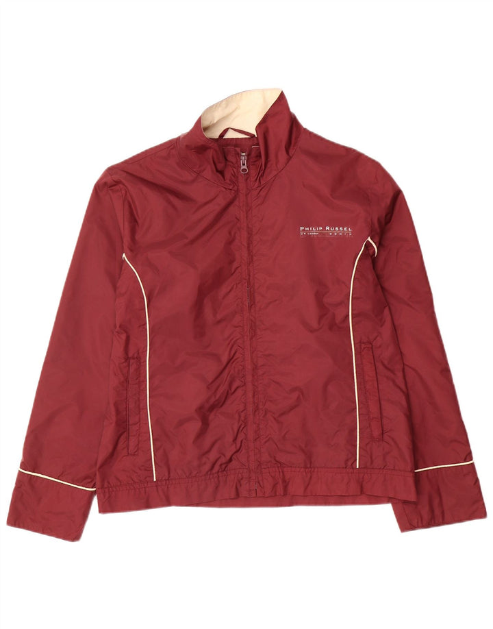 Philip Russel Veste de survêtement pour femme UK 14 Medium Maroon
