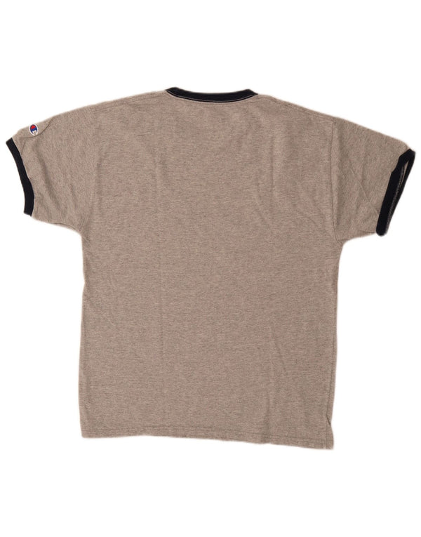 Champion T-Shirt Homme Gris Moyen Moucheté Coton