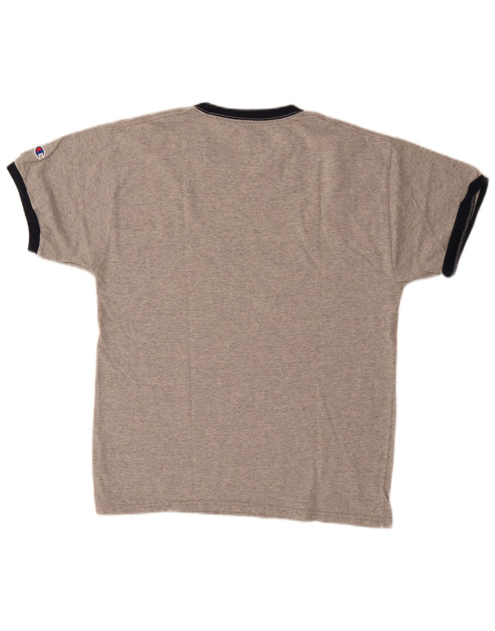 Champion T-Shirt Homme Gris Moyen Moucheté Coton