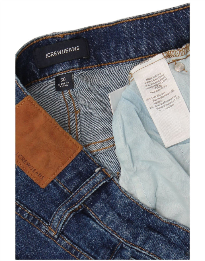J. CREW Jean Droit Femme W30 L27 Bleu Coton