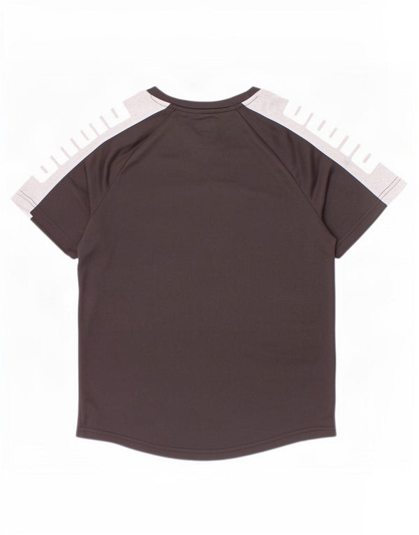 Puma T-shirt graphique pour garçon 10-11 ans Noir moyen colour block