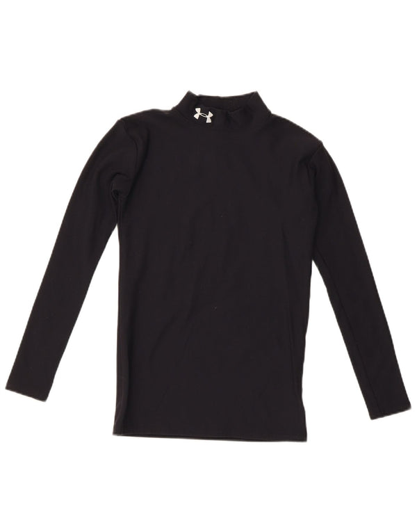 Under Armour Haut à manches longues pour garçon 11-12 ans Large Noir Nylon
