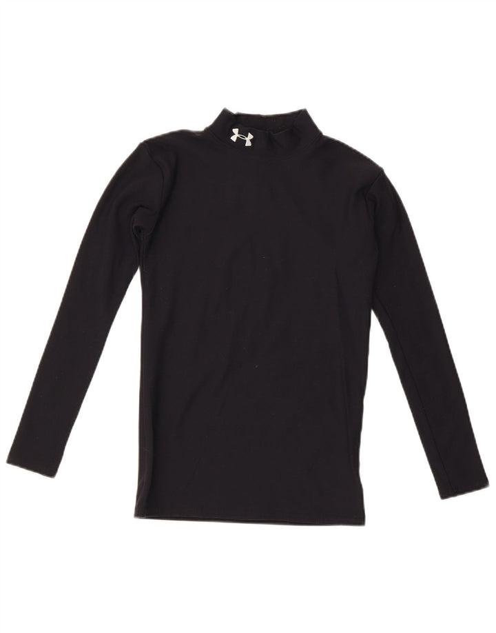 Under Armour Haut à manches longues pour garçon 11-12 ans Large Noir Nylon