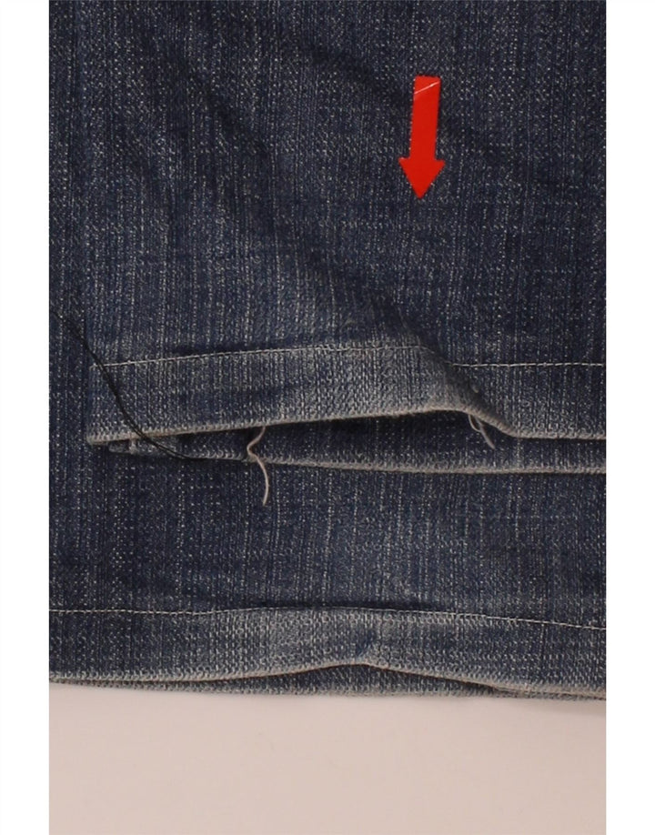 TRUSSARDI Womens Straight Jeans W24 L30 Blue Cotton Vintage Trussardi and Second-Hand Trussardi from Messina Hembry 