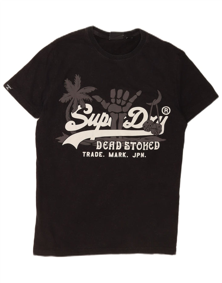 Superdry T-Shirt Graphique Homme Petit Noir