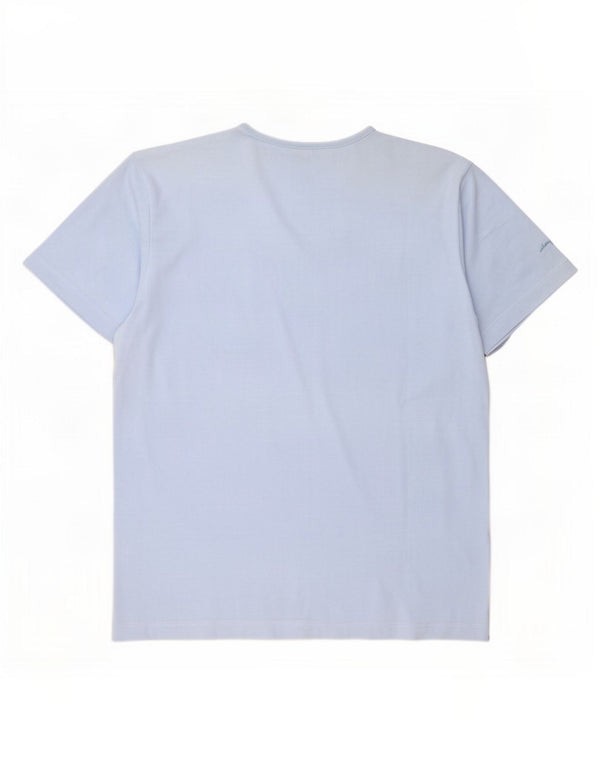 Champion T-Shirt Homme Haut Large Bleu Coton