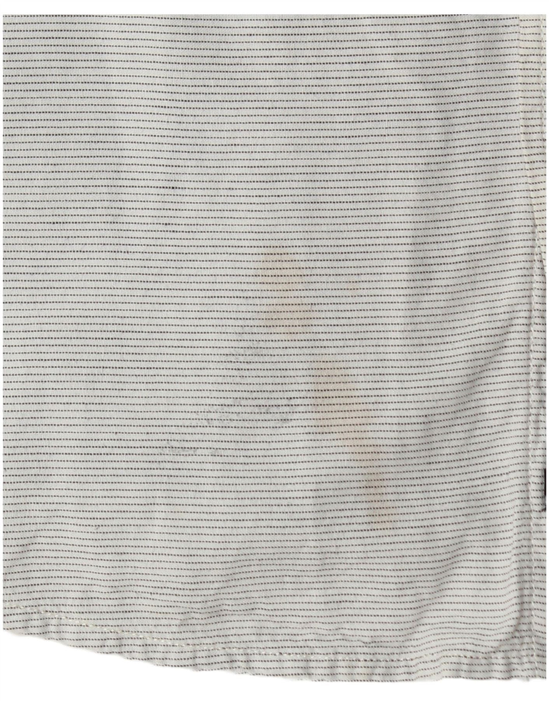 Wrangler Chemise Slim Homme Gris Moyen en Coton à Fines Rayures