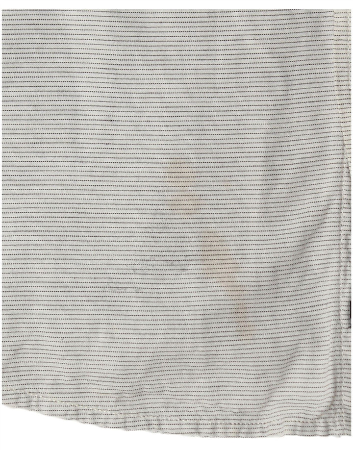 Wrangler Chemise Slim Homme Gris Moyen en Coton à Fines Rayures