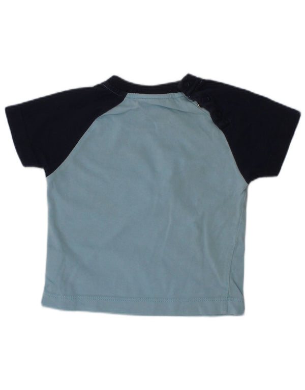 Ellesse T-shirt graphique pour bébé garçon 3-6 mois en coton color block bleu