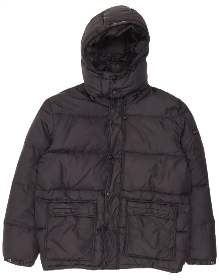 Gas Veste matelassée à capuche pour homme UK 40 Large Noir