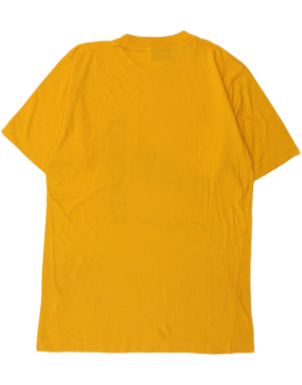 Asics Mens Ducati Graphic T-Shirt Top Large Yellow Cotton
