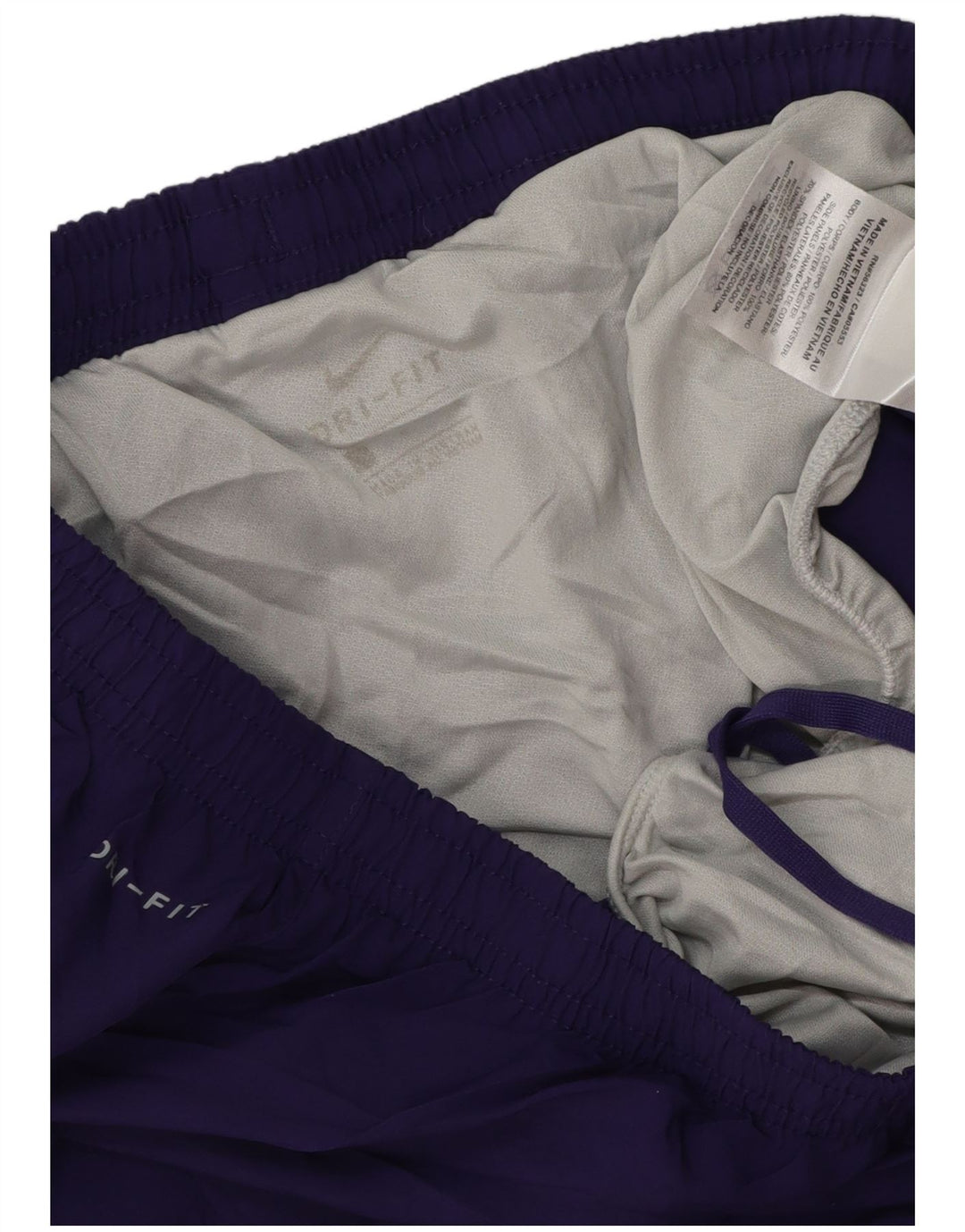 NIKE Short de sport Dri Fit pour femme UK 14 Violet moyen Polyester