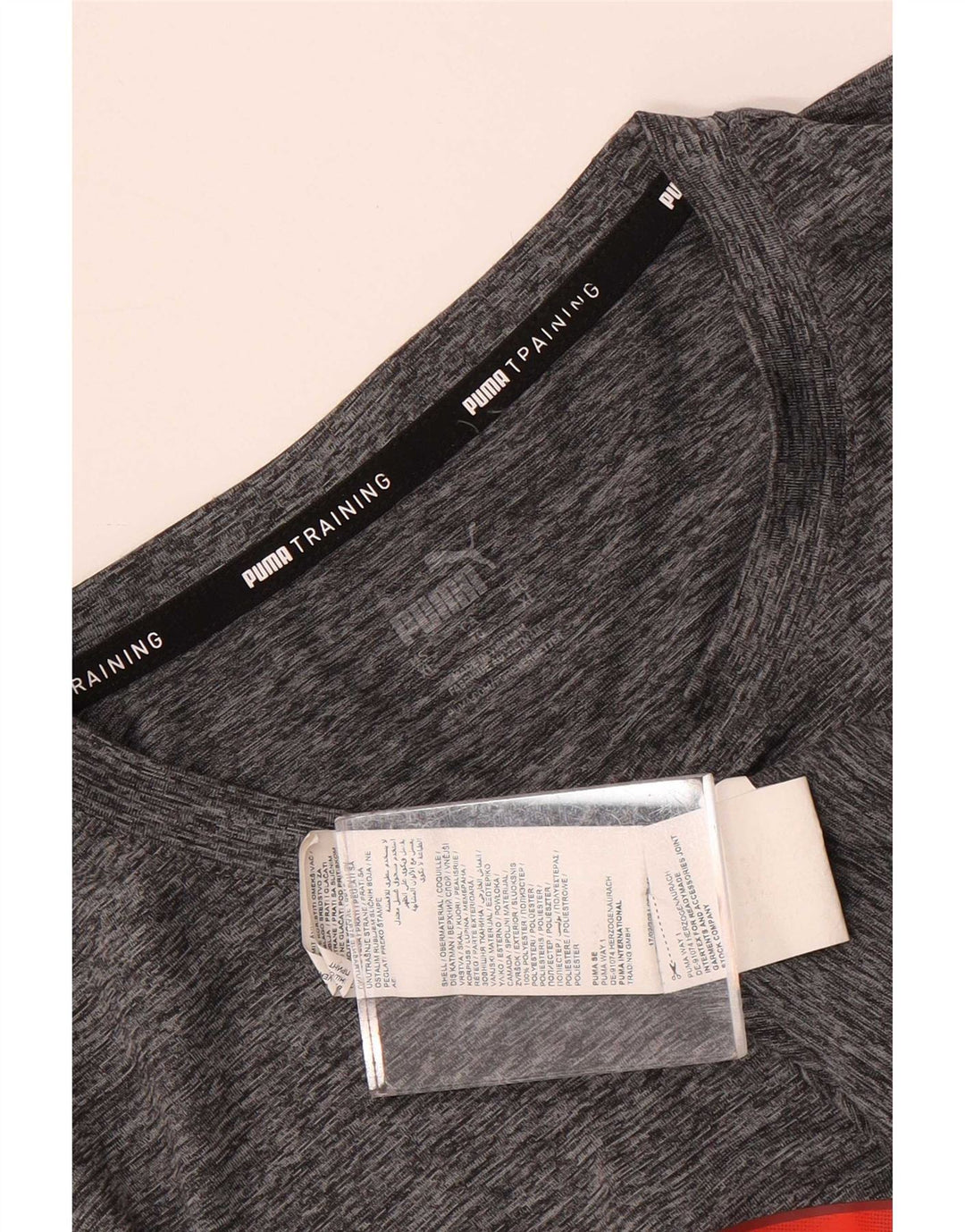 Puma T-Shirt Training Graphic Homme XL Gris Moucheté Polyester