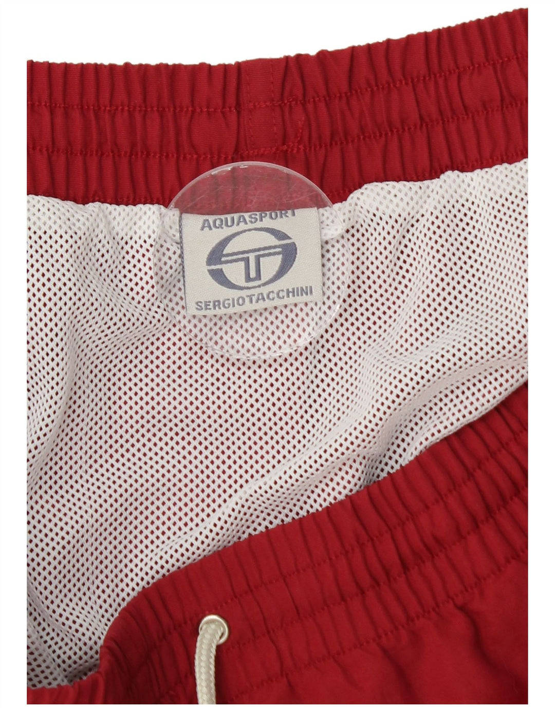 Sergio Tacchini Short de Bain Homme 2XL Rouge Colorblock Polyamide