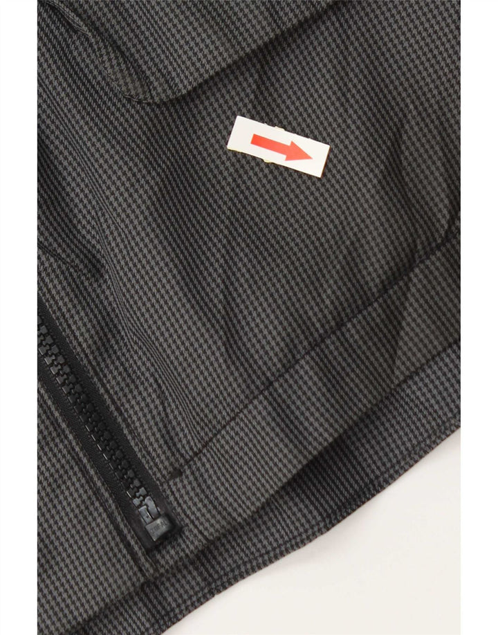 Dkny Veste utilitaire pour homme UK 40 Large Gris Pied-de-Poule Polyester