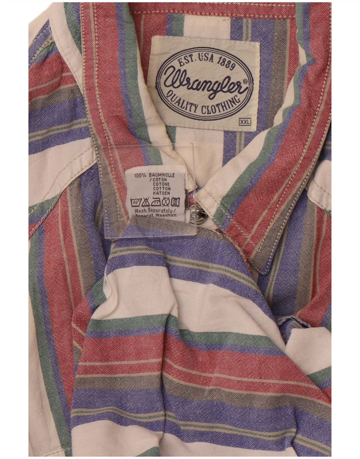WRANGLER Chemise Homme 2XL Coton Rayé Multicolore