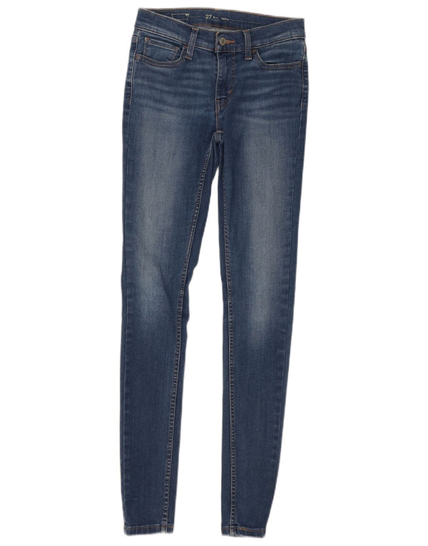 Levi's Jean Slim Skinny W27 L32 Femme Bleu Coton
