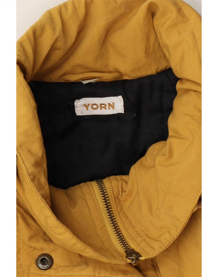 Yorn Manteau coupe-vent pour femme UK 16 Large Jaune