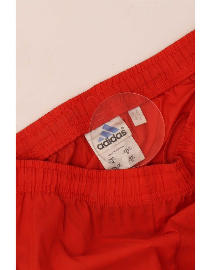 Adidas Pantalon de survêtement pour homme en nylon rouge moyen