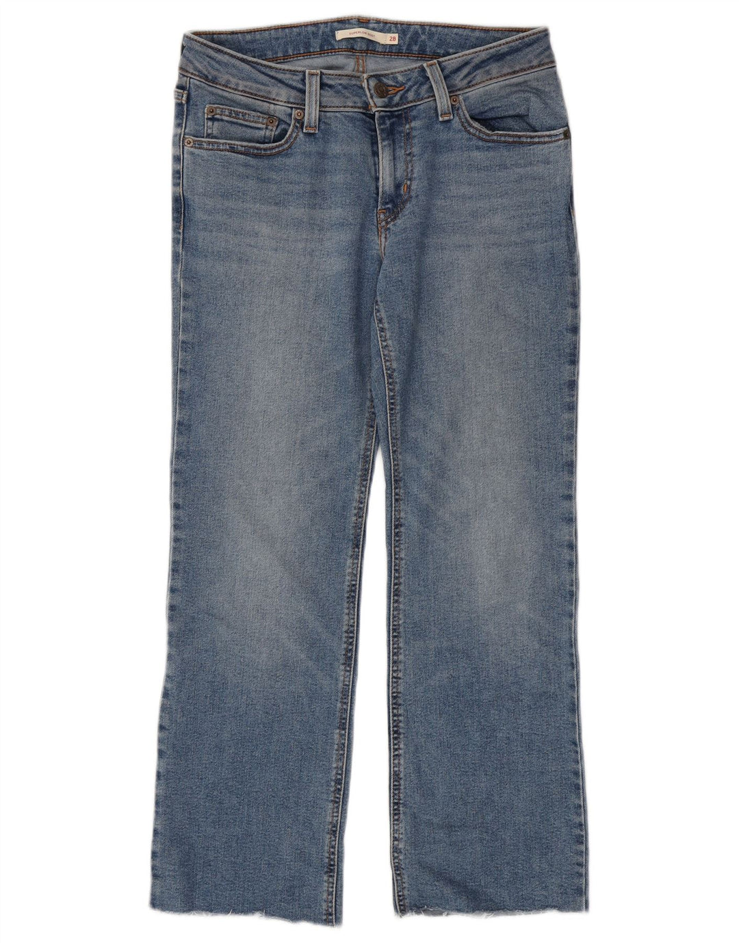 Levi's Jean Bootcut Super Low Femme W28 L30 Bleu Coton