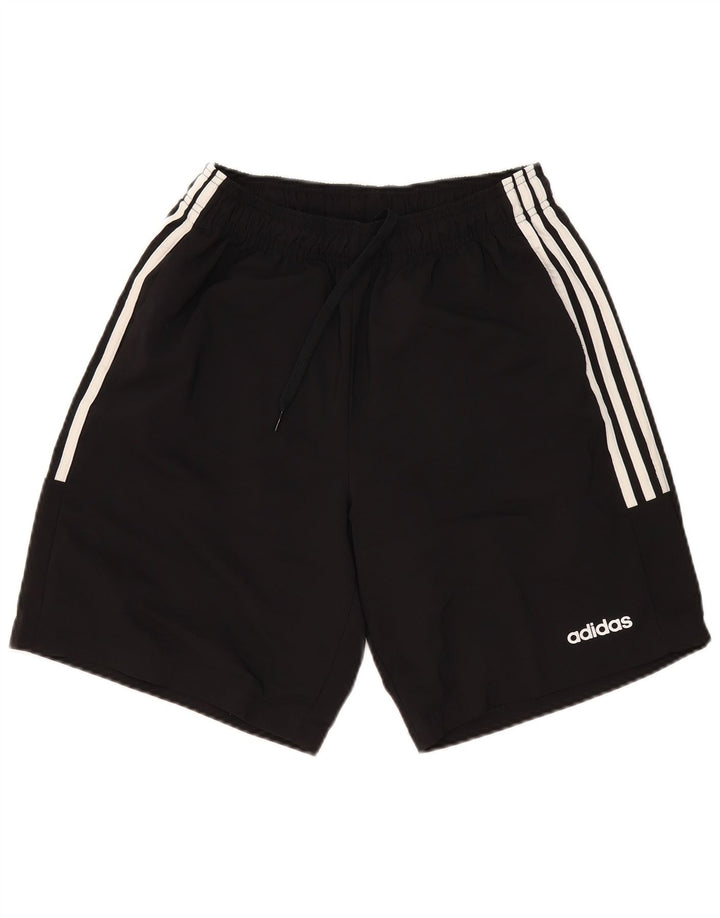 Adidas Short de sport pour homme en polyester noir moyen