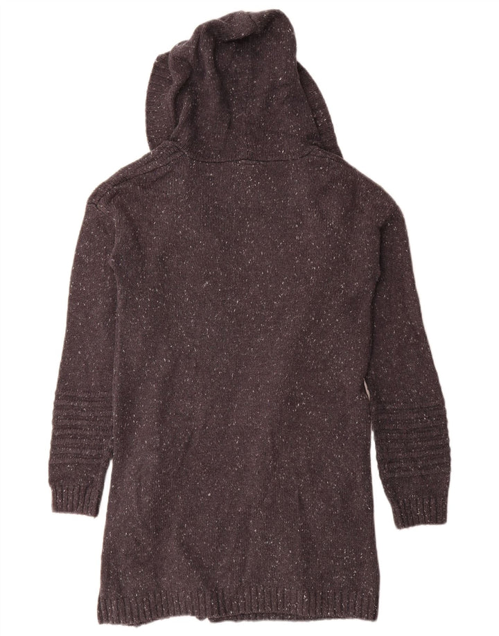 Rip Curl Pull cardigan ouvert long pour femme UK 14 Gris moyen moucheté