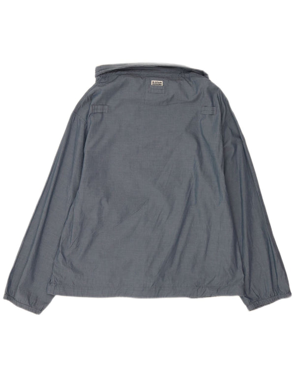 G-Star Chemisier surdimensionné à manches longues pour femme UK 10 Small Bleu marine