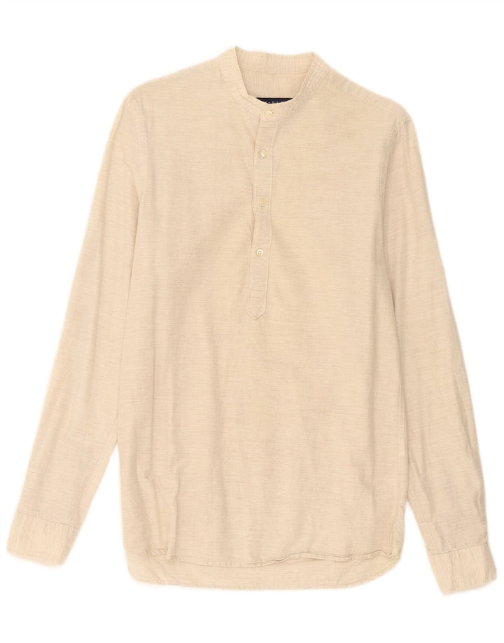 Zara Homme Chemise Slim Fit Pull Petit Beige
