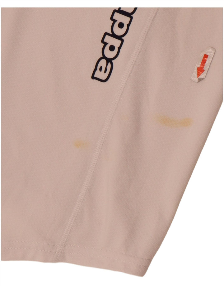 Kappa Polo Graphique Homme Grand Blanc