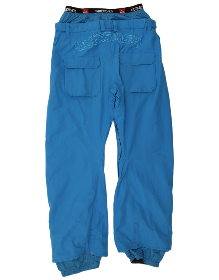 Quiksilver Pantalon de Ski Graphique Homme XL Bleu Polyester